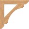 Ekena Millwork Legacy Slat Smooth Bracket w/ Offset Brace, Western Red Cedar, 5 1/2"W x 26"D x 26"H BKT0604X26X26LEC06SWR - alternate 3